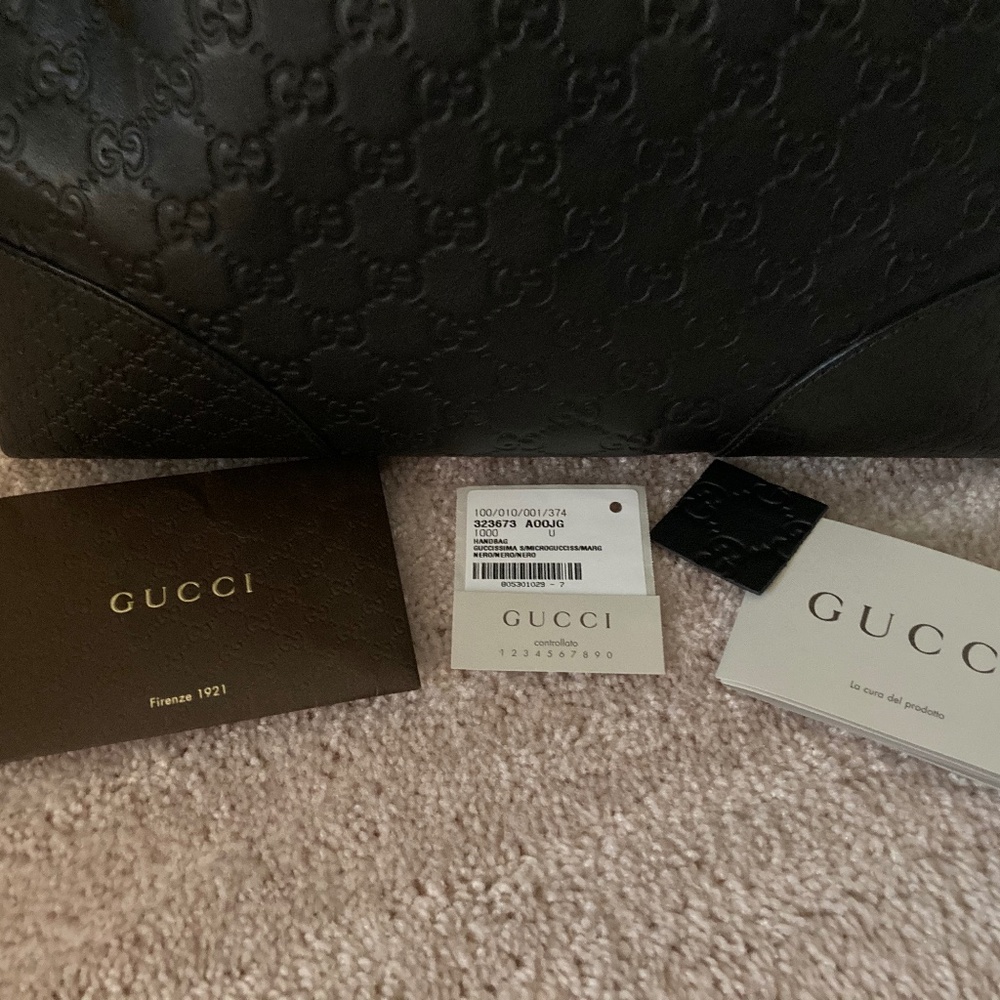 💕 NWT! GUCCI Bree Guccissima Shoulder Bag- NWT! ❤️ - Picture 8 of 15
